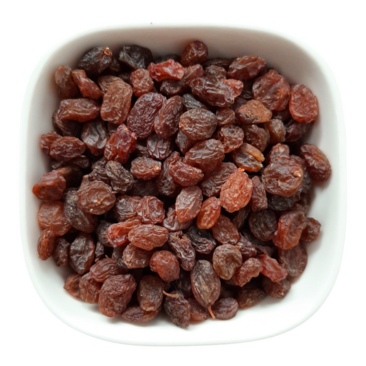 Red Raisins Sultanas – Natural Organic Premium-quality + Free sample!