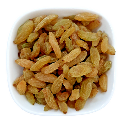 Long Green Raisins Sultanas – Natural Organic Premium-quality + Free sample!