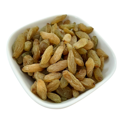 Long Green Raisins Sultanas – Natural Organic Premium-quality + Free sample!
