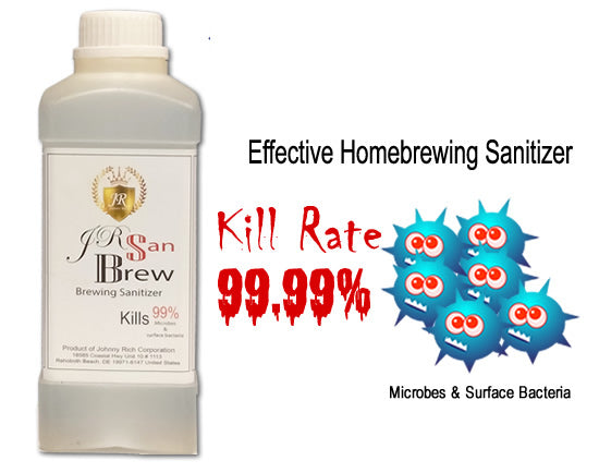 1 Liter JR Sanbrew Brewing Sanitizer for Home and Commercial Beer and Wine Brewing