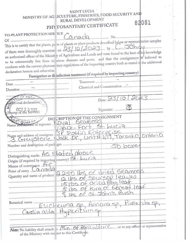 Gold Seamoss - Wholesale