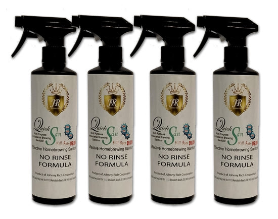 500 ml JR QuickSan Antibacterial Multi-Purpose Cleaner for beer brewing sanitizing NO RINSE FORMULAR JUST SPRAY AND WIPE