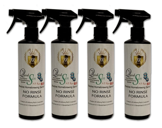 500 ml JR QuickSan Antibacterial Multi-Purpose Cleaner for beer brewing sanitizing NO RINSE FORMULAR JUST SPRAY AND WIPE