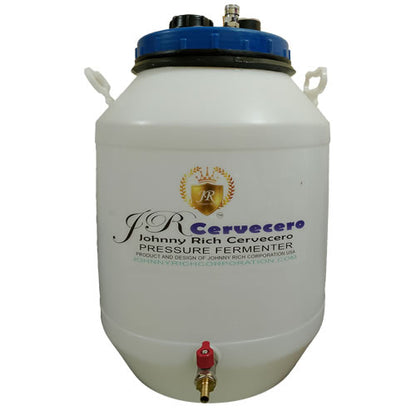 50 Liter JR Cervecero Multi-purpose Pressure Fermenter for Home and Commercial Brewing Beer, Wine and Food Fermentation