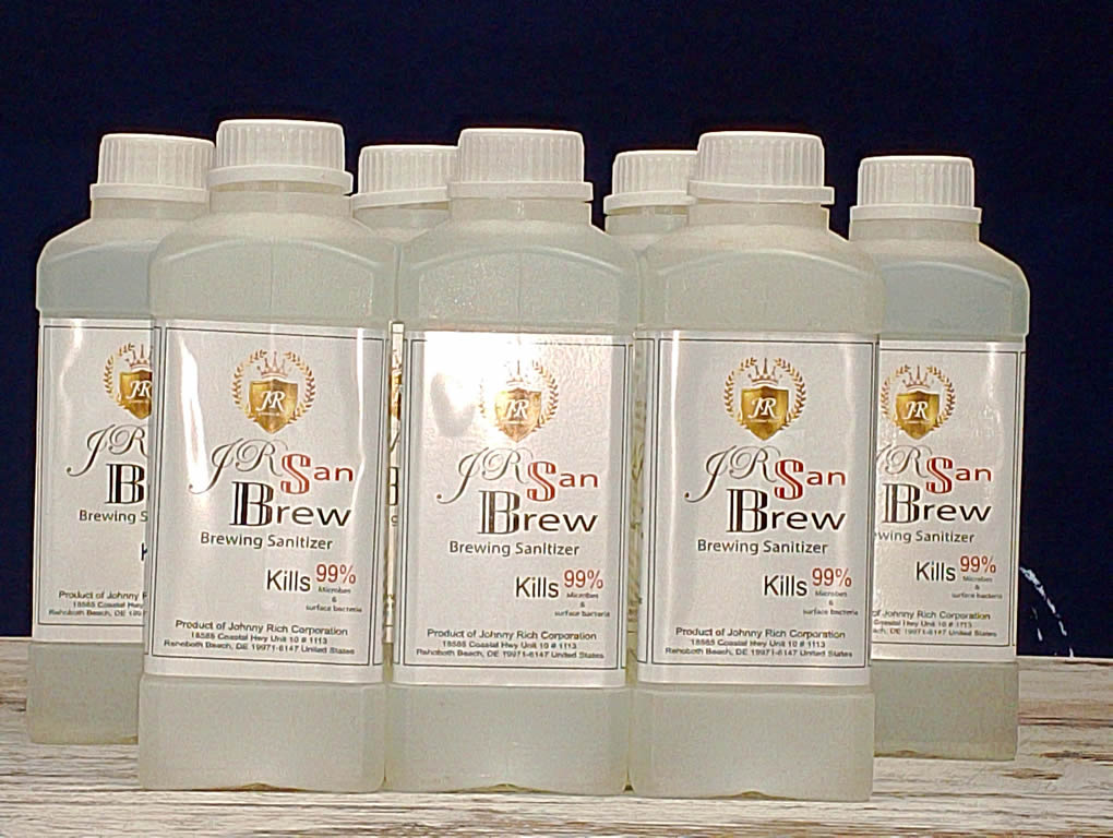 1 Liter JR Sanbrew Brewing Sanitizer for Home and Commercial Beer and Wine Brewing